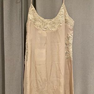 CHAMPAGNE SLIP DRESS